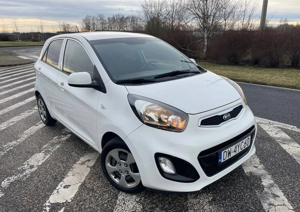 kia picanto Kia Picanto cena 25500 przebieg: 123000, rok produkcji 2012 z Wrocław